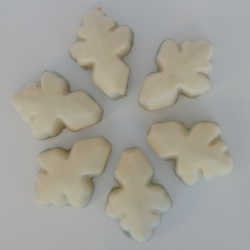 Bûche Flocon - vanille caramel frangipane