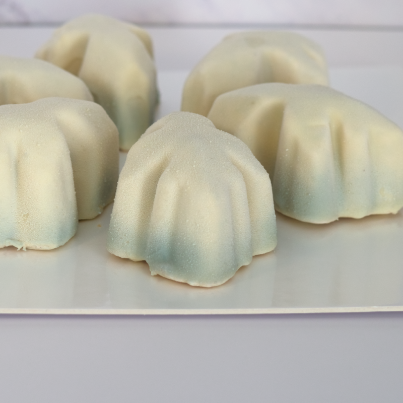 Bûche Flocon - vanille caramel frangipane