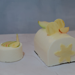 Bûche aux pommes façon manqué